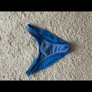 Triangl sparkly blue bikini bottoms